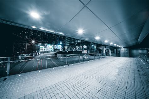 Modern Pedestrian Walkway In Midtown Stock Photo Download Image Now