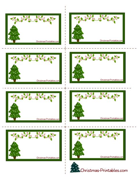 Christmas Tag Templates Free Download