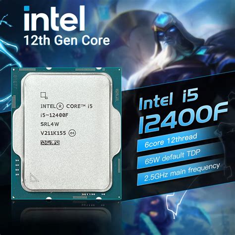 Intel Processor Core I5 12400f I5 12400f 25ghz 6 Core 12 Thread Cpu