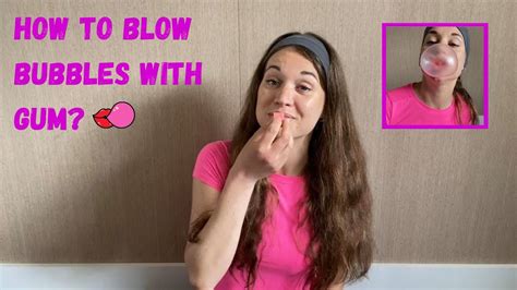 How To Blow A Bubble With Bubble Gum Tutorial Youtube