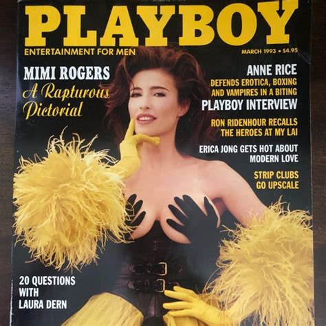 PLAYBOY Other Playboy Magazine March 993 Featuring Mimi Rogers