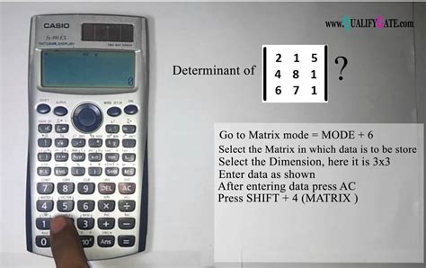 What is the determinant of a matrix. Solve Determinant using Calculator - YouTube