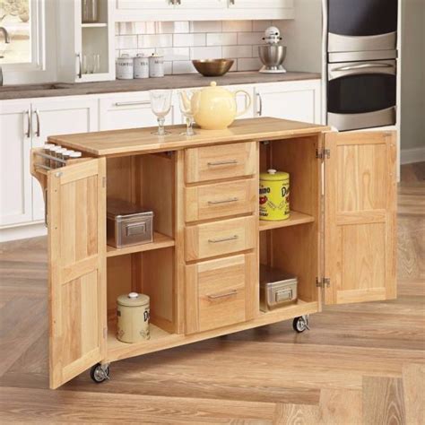Maybe you would like to learn more about one of these? NEW Natural Kitchen Island Utility Cart Rolling Cabinet ...