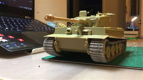 135 Rc Tiger I Tank Tamiya Kit German Ww2 Test 2 虎式坦克 Youtube