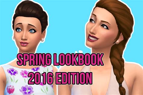 The Sims 4 Spring Lookbook Youtube