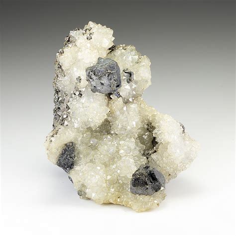 Galena With Quartz Minerals For Sale 8601962