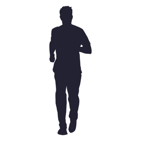 Boy Marathon Running Silhouette Transparent Png And Svg Vector File