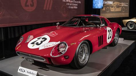 At 484 Million This Ferrari 250 Gto Is The Most Expensive Car Sold At