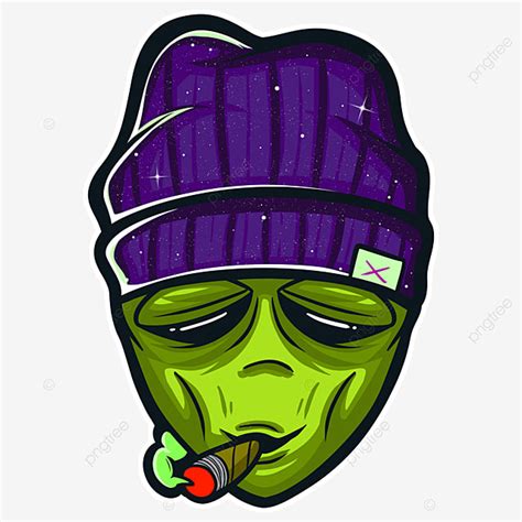 Smoking Weed Clipart Png Images Alien Smoking Weed Cartoon Weed Art