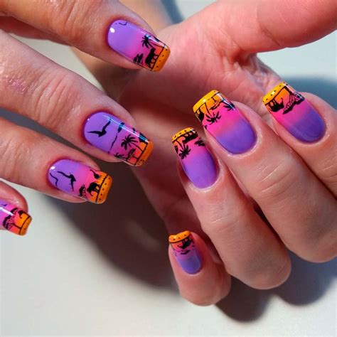 The 12 Best Tropical Beach Nail Designs You Should Try Nd Nails Supply