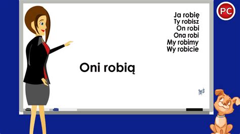 Robić The verb to do present tense Polish Conjugation YouTube