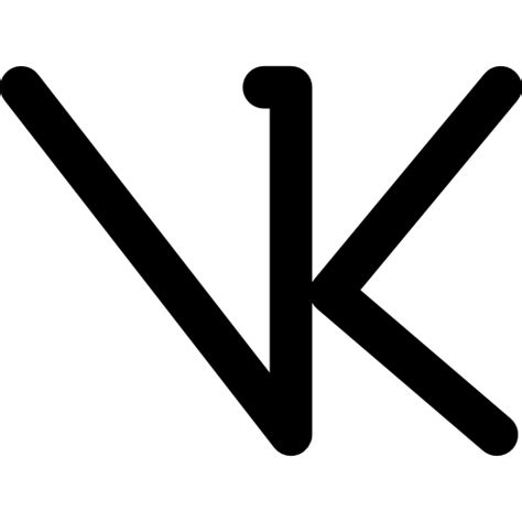 Vk Logo Icono Gratis