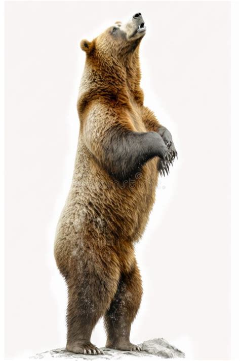Brown Bear Standing Its Hind Legs Stock Illustrations 17 Brown Bear