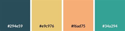 Groovy 70s Color Palettes With Hex Codes Vandelay Design