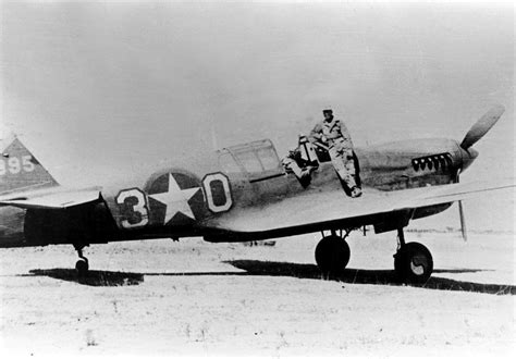 The Us Army Air Forces Curtiss P 40l Warhawk Flown By 1st Lt Later