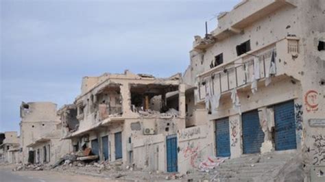 Sirte And Misrata A Tale Of Two War Torn Libyan Cities Bbc News