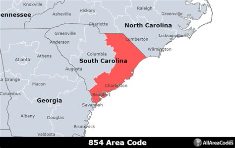 854 Area Code Location Map Time Zone And Phone Lookup