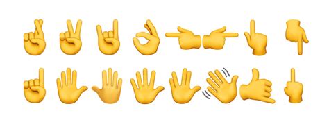 Hand Emoji Meanings Of The Symbols In Whatsapp When You Select A