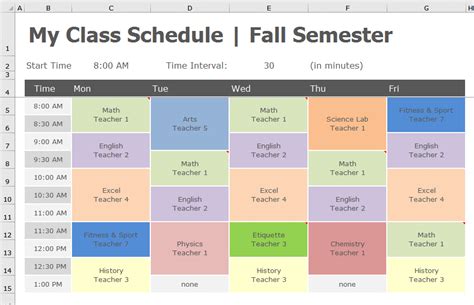 Back To School Transform Class Schedule To Pivottable Datachant