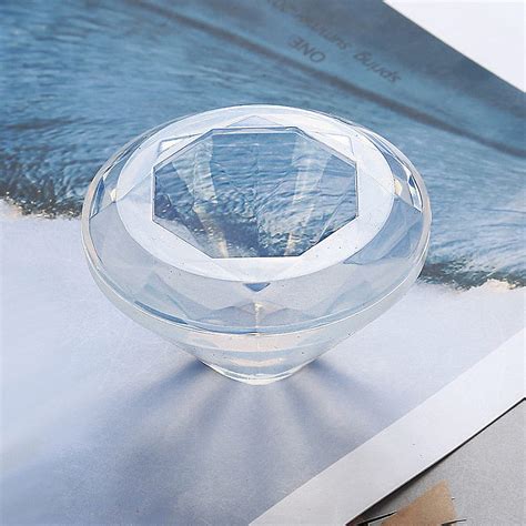 Molde De Silicona Diamante Resinas Epoxi Transparentes Resin Pro