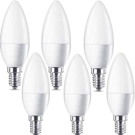 E12 Led Bulbs Candelabra 10 Smd 2835 6500k Cool White Light Candle