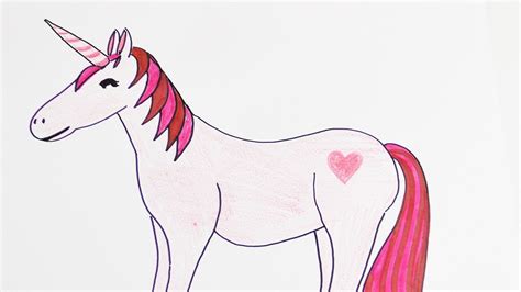 einhorn malen kathi malt ein pinkes unicorn einladung wall deko oder geburtsagskarte youtube