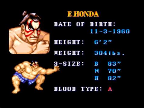 E Honda Street Fighter