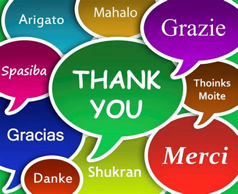 Illustration Of Thank You In Many Languages Michael Neelys Blog