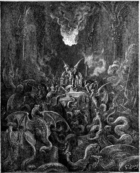 Gustave Dore Satanic Art Macabre Art Occult Art