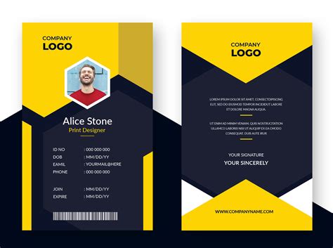 Gaya Terbaru 25 Contoh Desain Id Card - Riset