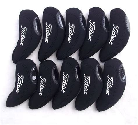 Club Covers Titleist Golf Iron Covers 10pcsset New Style Black