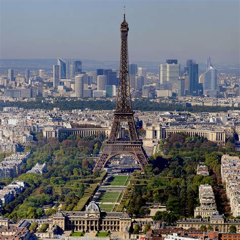 Testclod La Tour Eiffel Vue Aérienne