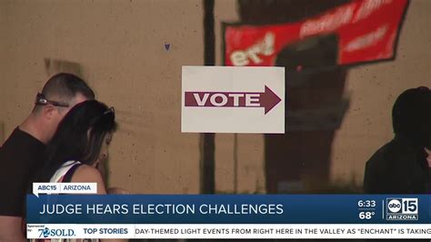 Judge Hears Election Challenges From Maricopa County Video Dailymotion