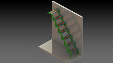 Side Folding Stairs Design And Assembly Youtube