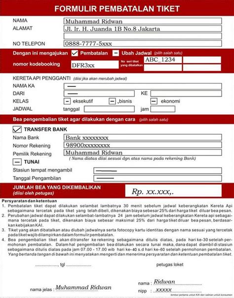 Contoh surat rasmi pembatalan pembelian rumah tracy notes. Ini Cara Membatalkan Tiket Kereta Api yang Sudah Kamu Pesan