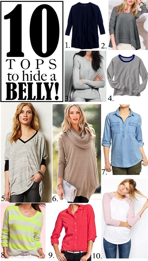 Best Tops To Hide Big Belly Button