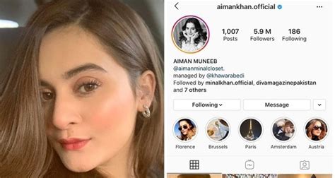 Actress Aiman Khan Becomes The Most Followed Pakistani On Instagram