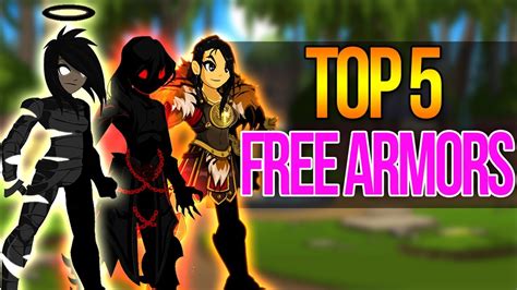 Aqw Top 5 Free Armors Boss Dropfarm Aqworlds 2020 Youtube