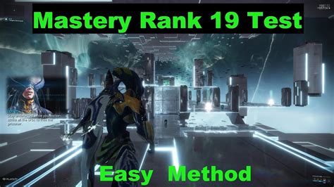 Mastery Rank Test Warframe Youtube