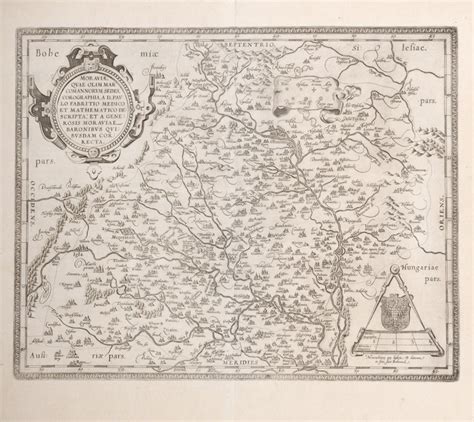 Sold Price Moravia Cartografia Ortelius Abraham Moraviae Quae