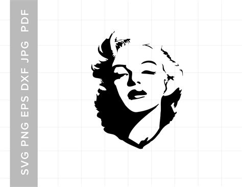 Marilyn Monroe SVG Png Pdf Cricut Silhouette Cricut Svg Etsy