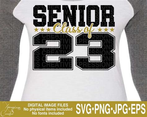 Senior 2023 Svg Class Of 2023 2023 Graduate Seniors Etsy Canada In
