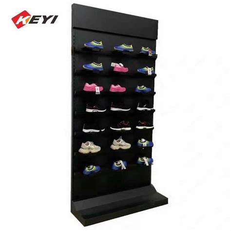 Custom Retail Shop Floor Footwear Stand Sneaker Shelf Sports Shoe