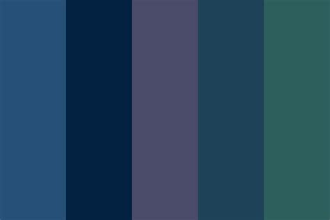 Blues And Teals Color Palette