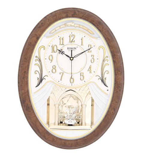 Oval Rotating Wall Clock At Rs 1300piece Real Quartz Wall Clock In