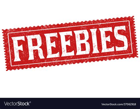 Freebies Grunge Rubber Stamp Royalty Free Vector Image