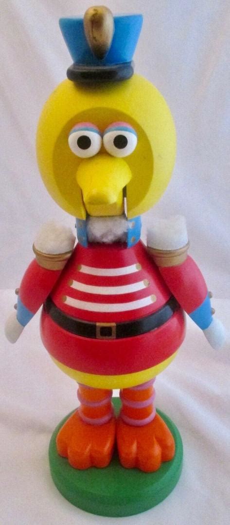 Big Bird Nutcracker Sesame Street Figure Jim Henson Kurt Adler Santas