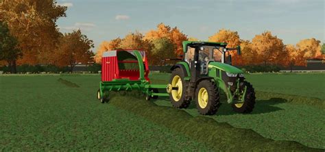 John Deere 3955 Ensileuse Traînée V10 Fs22 Mod Farming Simulator