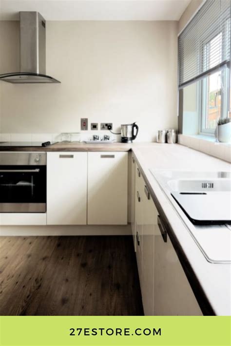 Matte Polyester White White Kitchen Cabinets Home Minimalist Home Decor