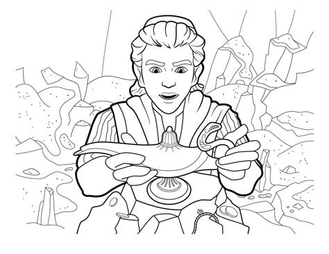 Cinderella coloring pages for kids. Aladdin Find The Lamp Coloring - Play Free Coloring Game ...
